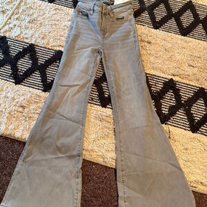 American Eagle Outfitters Women's Gray Flare Jeans